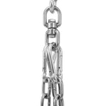 Close up of swivel chain attached to the SMAI Wrecking Ball Bag