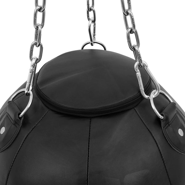Close up of top of SMAI Wrecking Ball bag zipper opening