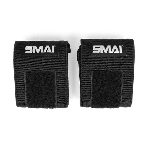 SMAI Wrist Wraps - Weightlifting Rolled and closed