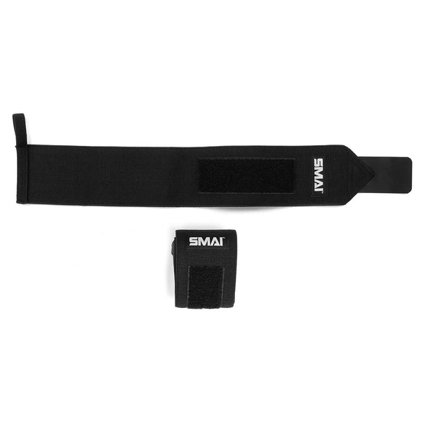 SMAI Wrist Wraps - Weightlifting Unwrapped and closed