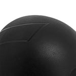 Close-up of the SMAI "The Yard - Slam Ball 50kg," showing its durable rubber build with curved indented lines and a pebbled texture, designed for intense sand-filled training.
