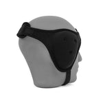Rear View of wrestling ear guard on mannequin head