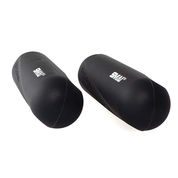 Black Silicone hand weights 0.5kg black in a pair - length