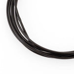 A black replacement 3m Wrapped Steel Cable by SMAI is neatly coiled and arranged against a plain white background, with several loops visible from above.