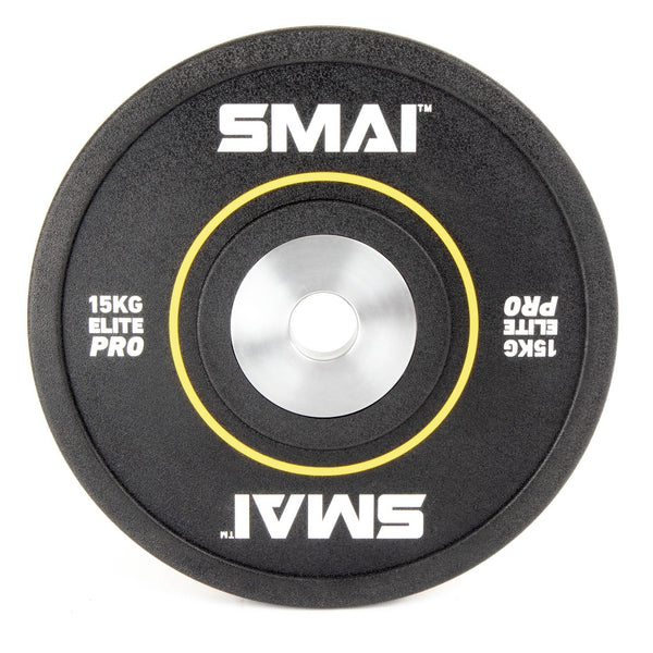 Elite Pro 15kg bumper plates singular