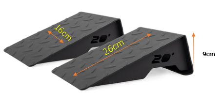 Squat Wedges 20 degrees measurements