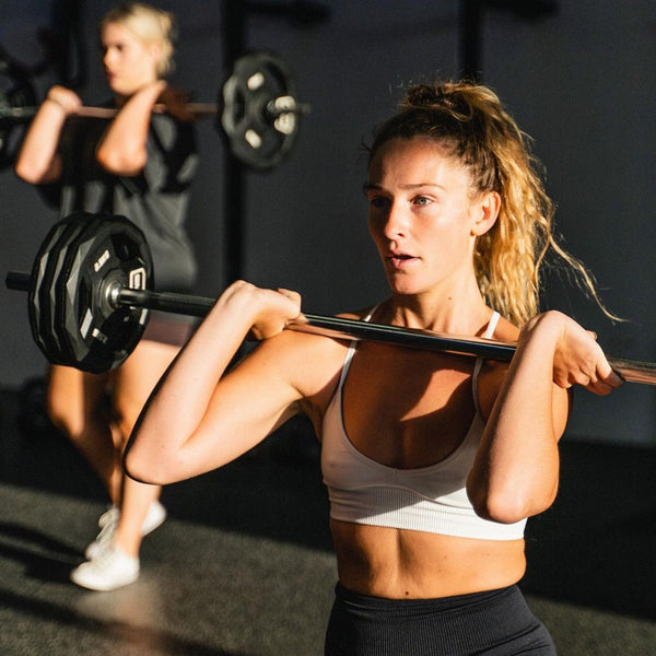 Pump Set - 26.5KG Barbell pack  in use 