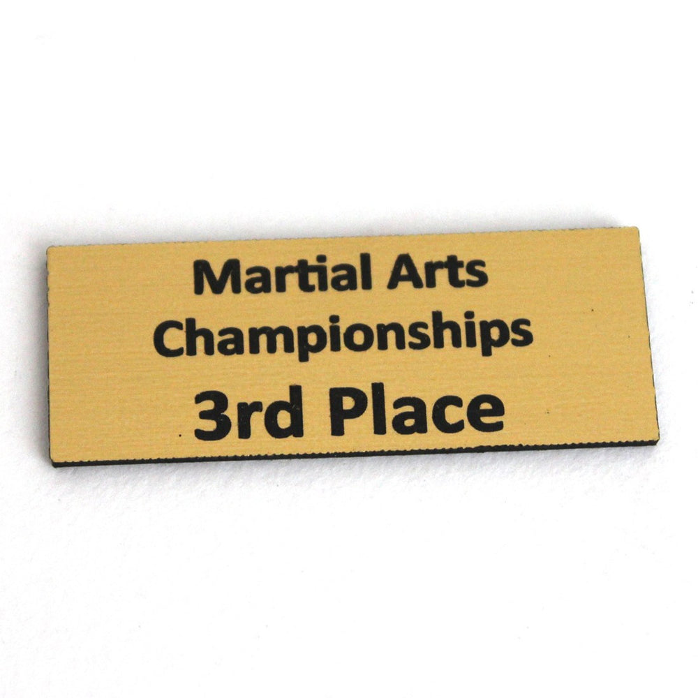 Trophy Name Plate 3rd, trophy, martial arts trophy, trophy martial arts, trophy martial art