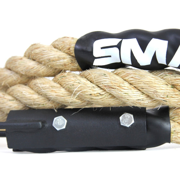 Climbing Rope Natural Compact - 3m x 38mm rope close up