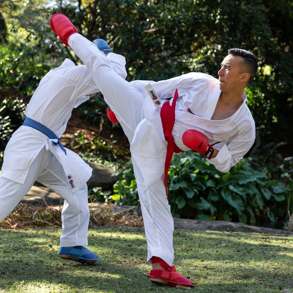 WKF Approved Belt Men sparring