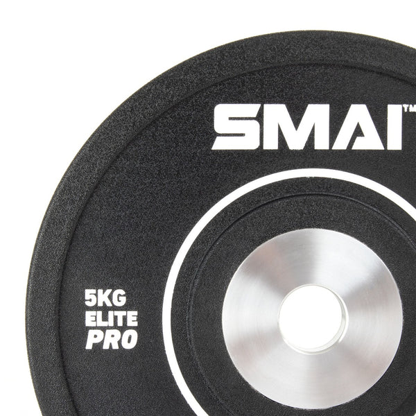 Elite Pro 5kg bumper plates Close up
