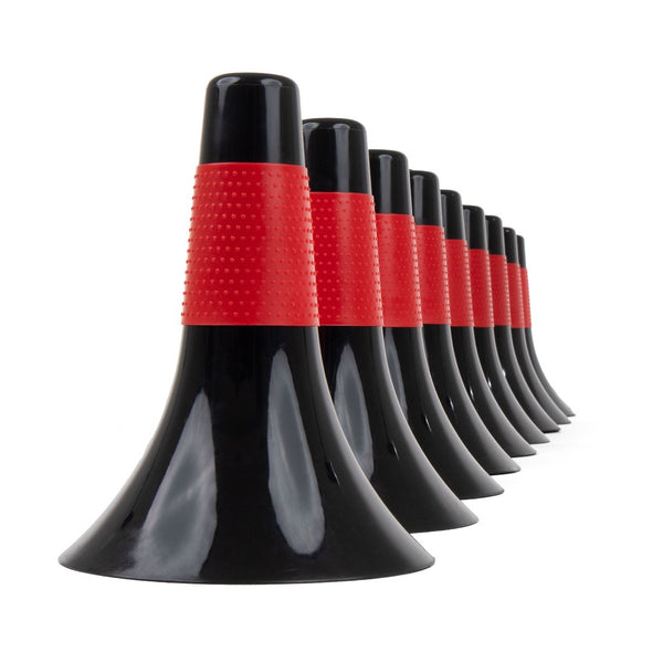 SMAI Agility Cone Pro 10 pack red black row