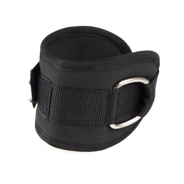 Black SMAI Ankle Strap for Cable Machine front view