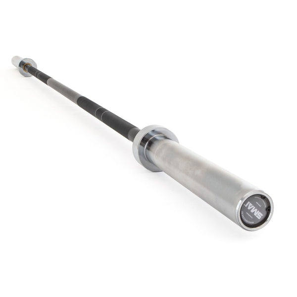 Barbell - Youth / Technique Aluminium 10kg End cap view