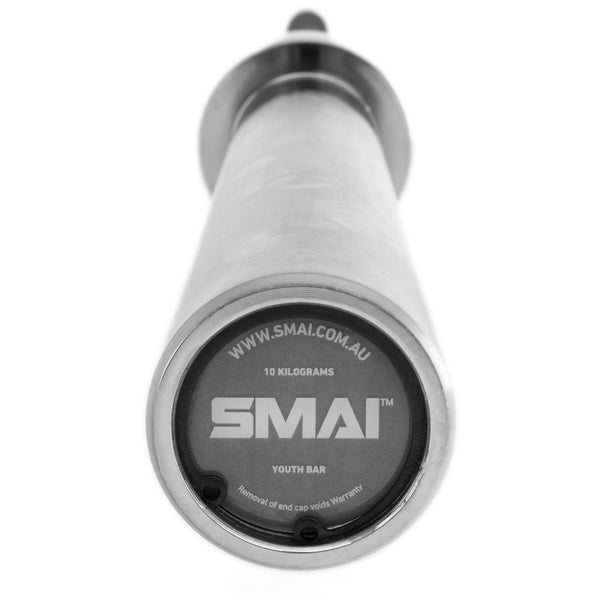 Barbell - Youth / Technique Aluminium 10kg End Cap View 2