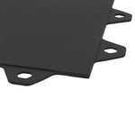 TPE Gym Flooring Tile - 5mm - Black Close up of corner
