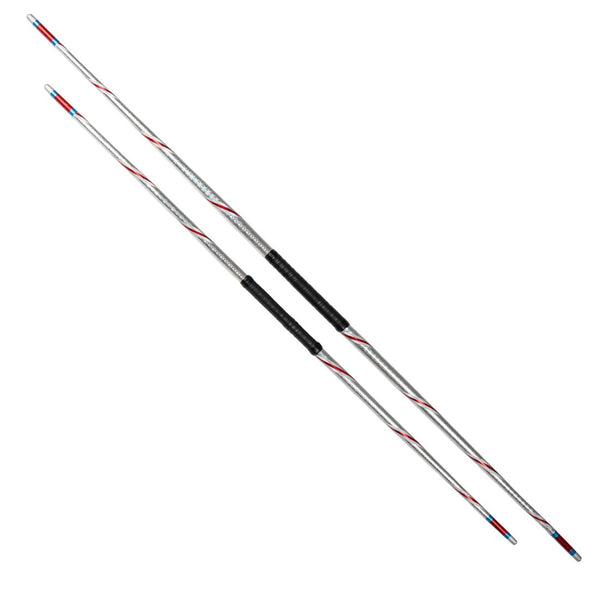 Bo Staff - High Speed Spiral with Grip 4ft 5ft all lengths