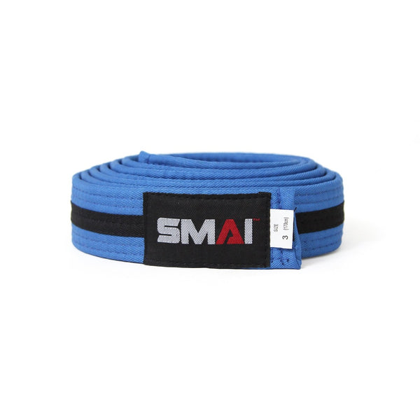 Martial Arts Belt - Black Stripe Blue