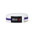 Martial Arts Belt - Coloured Stripe Purple