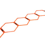 Orange SMAI Agility Ladder Hex Set close