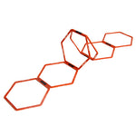Orange SMAI Agility Ladder Hex Set 2