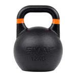 Competition Steel Kettlebell Black kettlebell 12kg orange