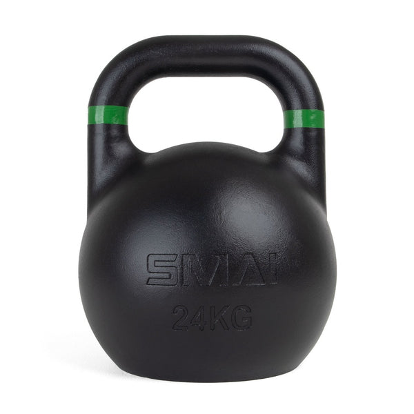 Competition Steel Kettlebell Black kettlebell 24kg green