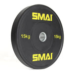 HD Bumper Plates (Pair) - 15kg side view