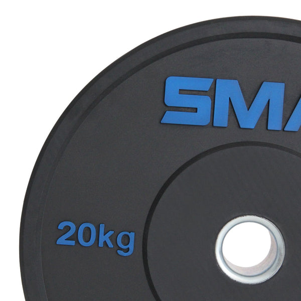 HD Bumper Plates (Pair) - 20kg Close up of weight