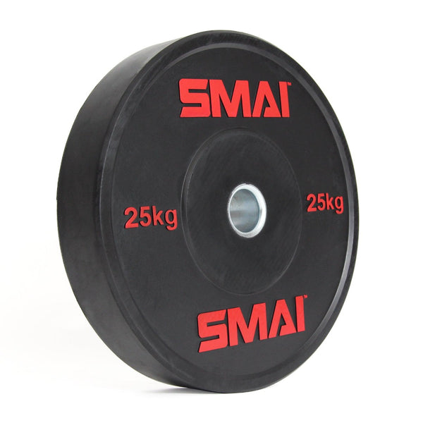 HD Bumper Plates (Pair) - 25kg Side View