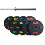 155kg Classic Lifter's Package including 15kg Barbell Weight Set