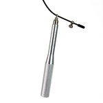 Speed Rope - Cross Training Silver Tapered Handle Close up of Handle