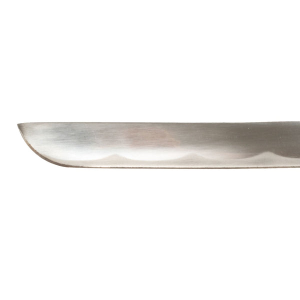 Close up of tip of sword