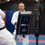 Man holding Shield - Shoc Tec Curved