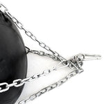 Punching Bag - 6ft Triple Black Swivel Chain lying down