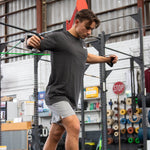 SMAI Resistance Tube Trainer Man doing chest flys