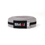 Martial Arts Belt - Black Stripe Grey