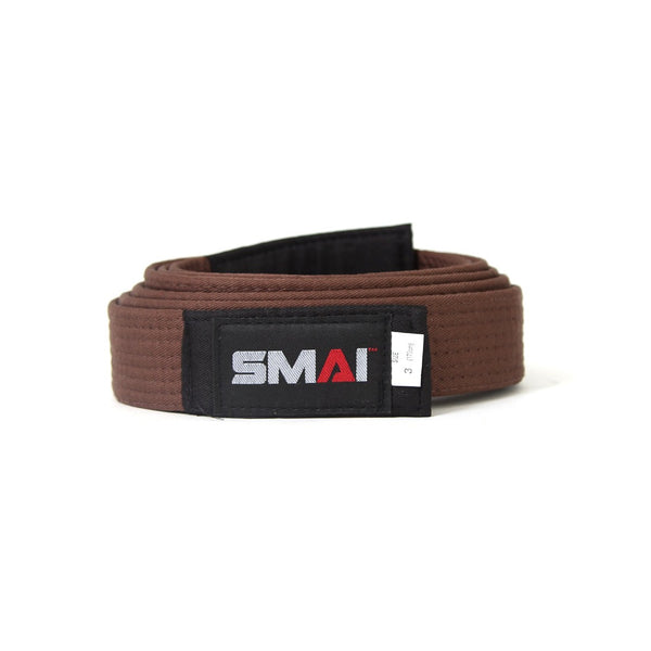 SMAI Judo Belt - Black Tip Brown