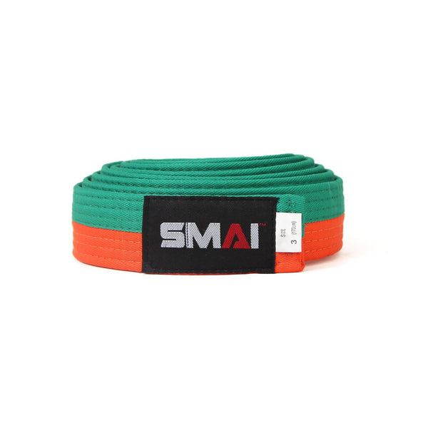 SMAI Judo Belt green/orange
