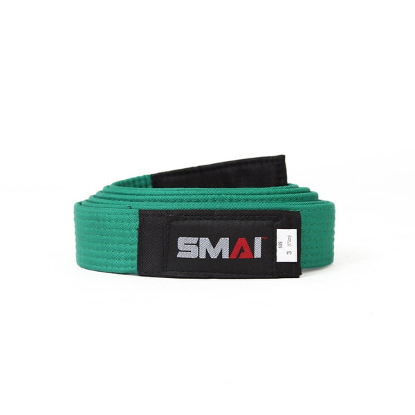 SMAI Judo Belt - Black Tip Green