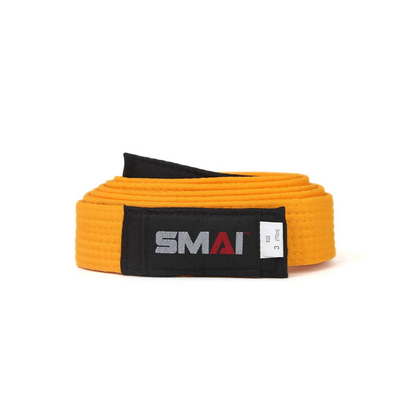 SMAI Judo Belt - Black Tip Yellow