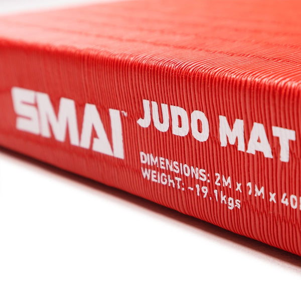 SMAI Judo Mat / Brazilian Ju Jitsu Mat Red Close up of texture