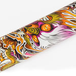Katana - Medium Carbon Sakura Dragon Close Up of Graphic Pattern