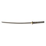 Katana - Medium Carbon Sakura Dragon Flat Lay of Sword Unsheathed