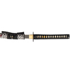 Katana - Medium Carbon Black Wolf Close up of handle 2