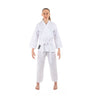 Classic Karate Uniform - 8oz Student Gi White front view