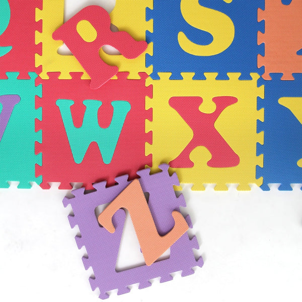 Colourful Alphabet Mats - 26pcs Jigsaw close up
