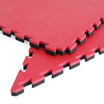 Octagon Jigsaw Mat - 3cm SMAI Black and Red