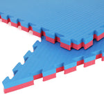 Octagon Jigsaw Mat - 4cm SMAI Blue and Red Corner