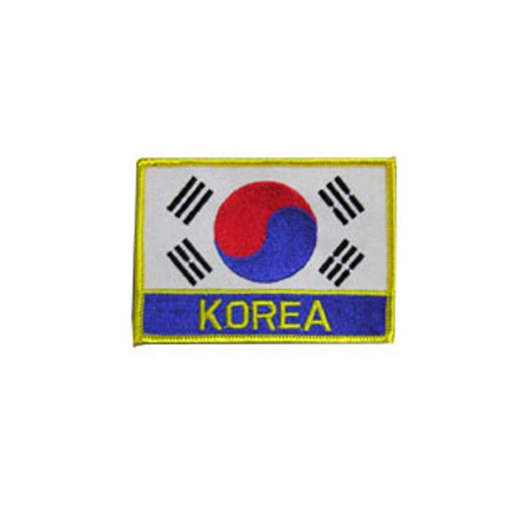 Badge Korean Flag, Martial arts badge, martial arts patches, karate patches, karate badges, taekwondo patches, kung fu patches, karate uniform patches